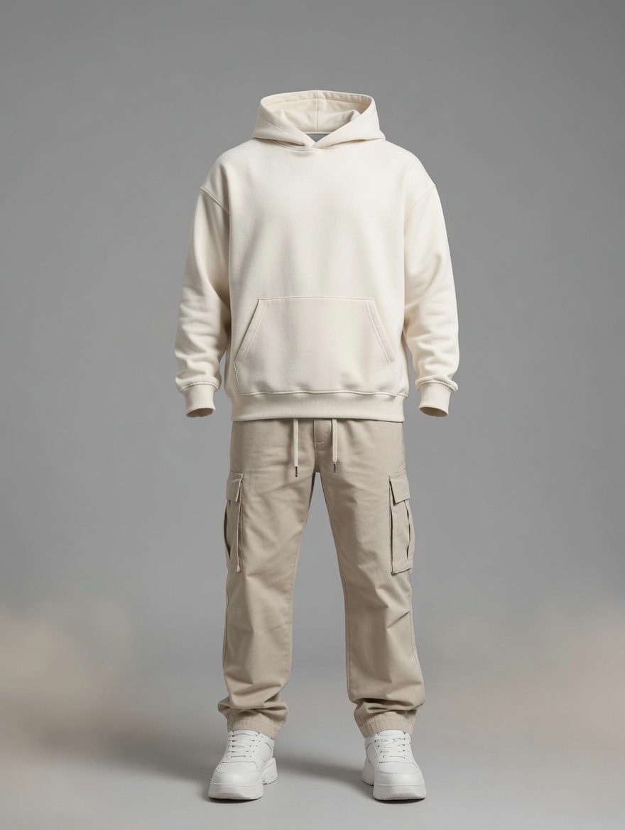 Ghost mannequin result on white