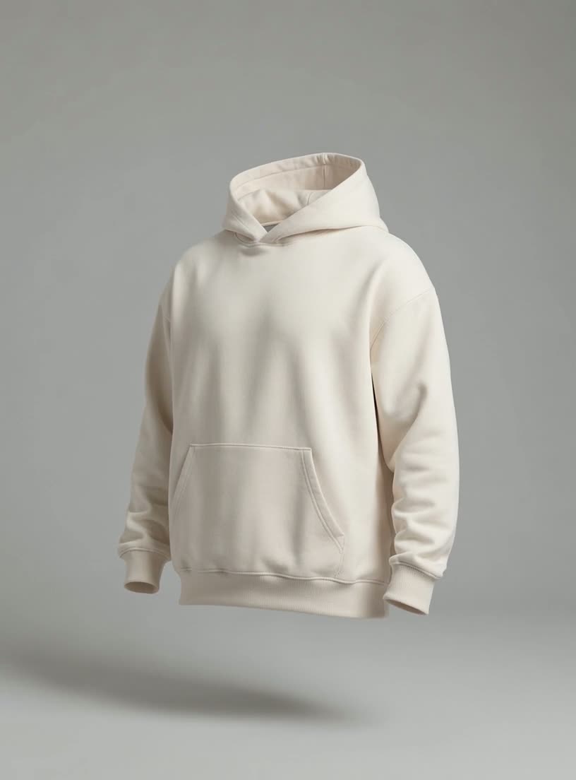 Invisible mannequin hoodie generated with DressyLab